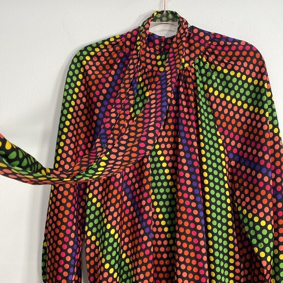 NY & CO Dot Print Bubble Dress XXL Multi Colored Art to Wear - Picture 10 of 14